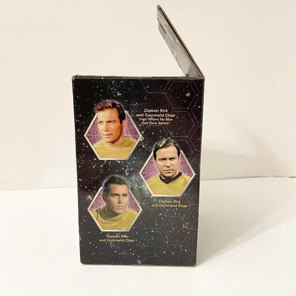 2006 Star Trek Captain Kirk with Command Chair Diamond Select Art Asylum Flaws - Picture 4 of 16